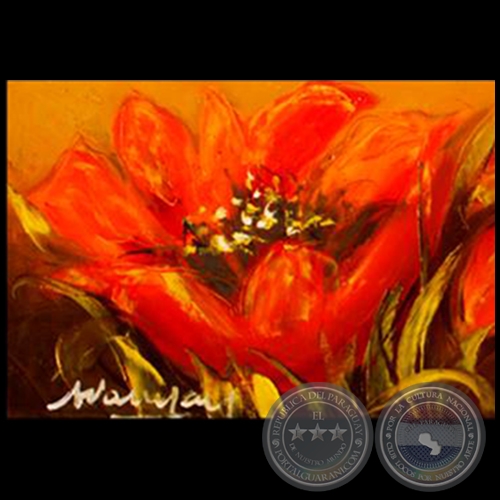 Flores - Óleo de Hilda Valenzano